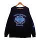 00's Harley-davidson Harley Davidson Bar & Shield Long Sleeve Tee Blue Used