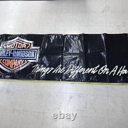 1988 Vintage Harley-Davidson Banner Bar& Shield Things Are Different On A Harl