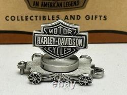 2002 Harley Davidson Mini Pewter Bar & Shield Boxcar Train 97924-03V #0232/2500
