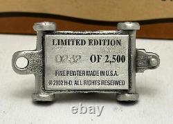 2002 Harley Davidson Mini Pewter Bar & Shield Boxcar Train 97924-03V #0232/2500