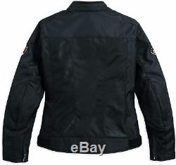 98169-17ew Harley-davidson Women Bar & Shield Logo Mesh Riding Jacket New