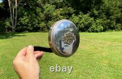 AMF Harley 5 1/2 Round Air Cleaner Assembly Chrome Bendix Keihin Bar Shield