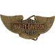 Brass Harley Davidson Bar Shield Logo Biker Motorcycle 80s Vintage Belt Buckle