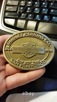 Dudley Perkins Co. Belt buckle 80th Anniversary Harley Bar & Shield EPS19727
