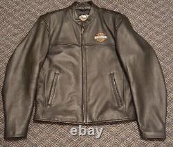 GENUINE Harley Davidson 3XL Leather Jacket STOCK Bar & Shield 98112-06VM MINT