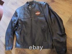 GENUINE Harley Davidson 3XL Leather Jacket STOCK Bar & Shield 98112-06VM MINT