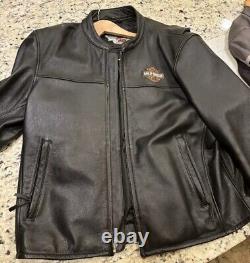 GENUINE Harley Davidson Brand XL Leather Jacket STOCK Bar & Shield 98112-06VM