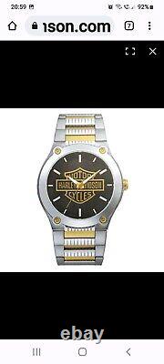 Gents Harley Davidson Bar & Shield Watch by Bulova RRP £229 ONE ONLY LEFT New