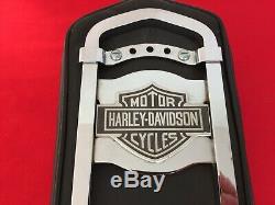 Genuine 82-03 Harley Fxr Bar & Shield Upright Sportster Dyna Backrest Sissy Bar