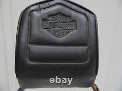 Genuine Harley Chrome Low Sissy Bar Embossed Bar & Shield Pad 06-17 FXD Dyna