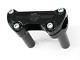 Genuine Harley Davidson Gloss Black 4 1/4 Risers + Bar & Shield Handlebar Clamp