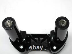 Genuine Harley Davidson Gloss Black 4 1/4 Risers + Bar & Shield Handlebar Clamp