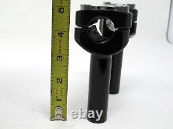 Genuine Harley Davidson Gloss Black 4 1/4 Risers + Bar & Shield Handlebar Clamp