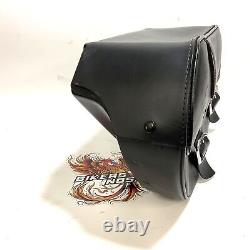 Genuine Harley Dyna Bar & Shield Leather Saddlebag 2002-2017 Dyna 90369-06