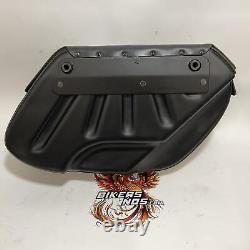 Genuine Harley Dyna Bar & Shield Leather Saddlebag 2002-2017 Dyna 90369-06