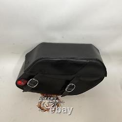 Genuine Harley Dyna Bar & Shield Leather Saddlebag 2002-2017 Dyna 90369-06