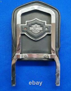 Genuine Harley Sportster Dyna FXR 12 Backrest Sissy Bar & Shield & Pad 1982-03