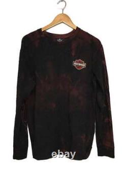 HARLEY DAVIDSON Bar&Shield Flames Long Sleeve Tee 99042-09VM T-shirt tee cotton