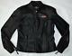 Harley Davidson Black Leather Motorcycle Jacket Bar & Shield 98112-06vw Womens M