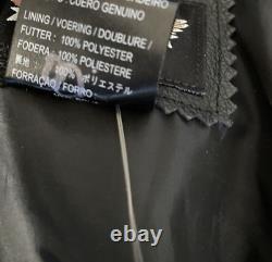HARLEY DAVIDSON Leather Jacket Womens Size XS Black Bar and Shield Logo