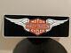 Harley Davidson Wing Logo Bar Shield Motorcycle 18x 6 Porcelain Metal Sign