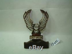 Harley Bar & Shield sissy bar insert eagle wings Red White Blue FXR FL EPS17682