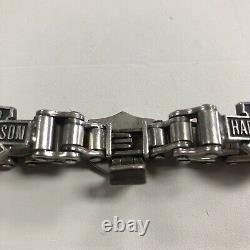 Harley Davidson 3 Bar & Shield Chain Link Bracelet 8.5 & Size 11.5 Ring