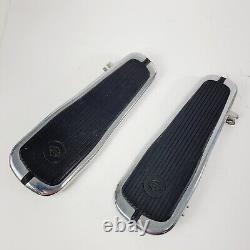 Harley Davidson 86-17 Softail Crested Bar & Shield Chrome Floor Foot Boards OEM