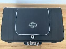 Harley Davidson 93300006 Bar & Shield Zippered Tour-Pak Rack Bag Black Nylon