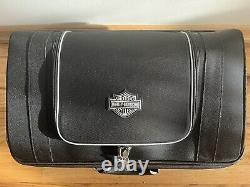 Harley Davidson 93300006 Bar Shield Zippered Tour-Pak Rack Bag Luggage Black