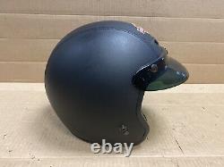 Harley Davidson Bad Boy 3/4 Helmet Leather with Bar& Shield Stitching 98020-95VI