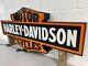 Harley Davidson Bar And Shield Custom Led Light Sign Large Mancave Garage Shop