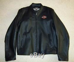 Harley Davidson Bar And Shield Leather Riding Jacket 2XL (Mens)