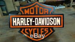 Harley Davidson Bar And Shield Lighted Sign