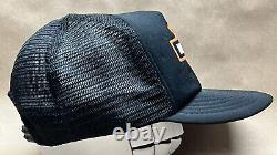 Harley Davidson Bar And Shield Snapback Mesh Trucker Hat Vtg 80s Made In Roc