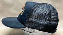 Harley Davidson Bar And Shield Snapback Mesh Trucker Hat Vtg 80s Made In Roc