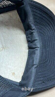 Harley Davidson Bar And Shield Snapback Mesh Trucker Hat Vtg 80s Made In Roc