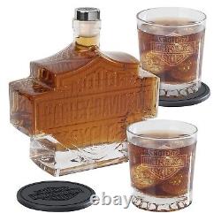 Harley-Davidson Bar & Shield 5-Pc Decanter Set HDL-18746