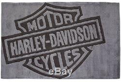 Harley-Davidson Bar & Shield 5' x 3' Hand Made & Tufted Small Area Rug HDL-19503