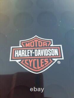 Harley-Davidson Bar & Shield 76 Poker Chip Collectors Frame Wall Mount 6976