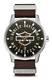 Harley-davidson Bar & Shield Brown Leather Stainless Steel Watch 76b178