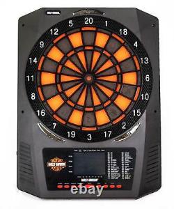 Harley-Davidson Bar & Shield Electronic Dart Board, 18 x 24 inch, 4-Color LCD