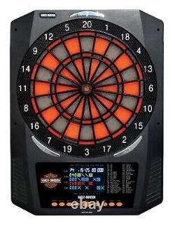 Harley-Davidson Bar & Shield Electronic Dart Board, 18 x 24 inch, 4-Color LCD