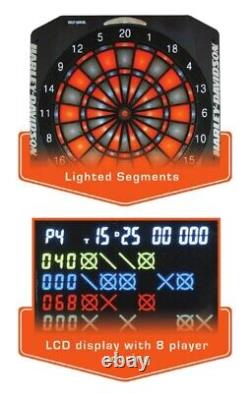 Harley-Davidson Bar & Shield Electronic Dart Board 61969D