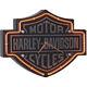 Harley-davidson Bar & Shield Etched Neon Clock, Model# Hdl-16651