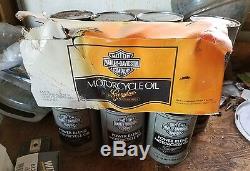 Harley Davidson Bar & Shield Gray PowerBlend Motorcycle Oil Can
