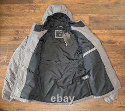 Harley Davidson Bar & Shield Hooded Puffer Blackened Pearl 97424-24VM Men's Med