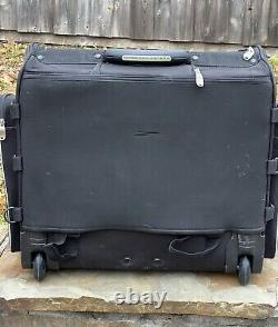 Harley-Davidson Bar & Shield Large Motorcycle Luggage Rolling 17 x 21 x 11 Black