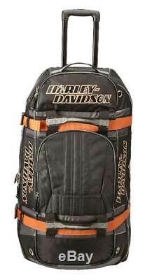 Harley-Davidson Bar & Shield Logo 33 XLG Wheeling Duffel Bag 99410-BLACK