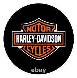 Harley-Davidson Bar & Shield Logo Round Cafe Table, Durable & Chrome HDL-12314